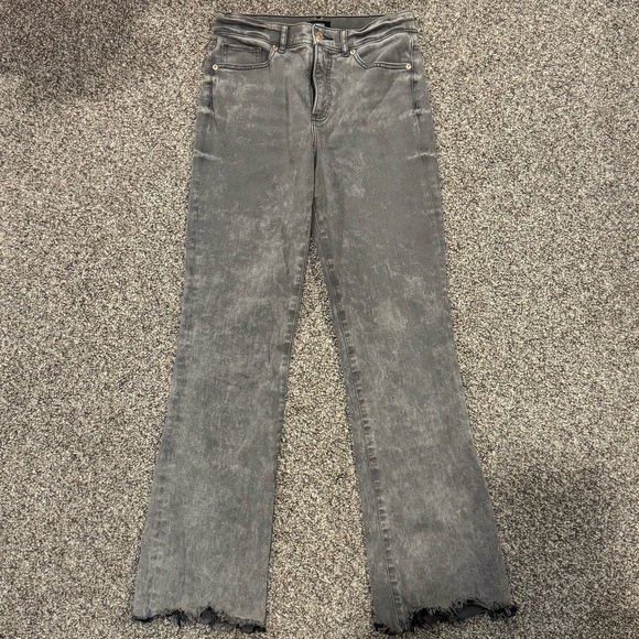 Express “90’s boot” Elegant Gray High Rise Bootcut Women's Jeans - Picture 7 of 7